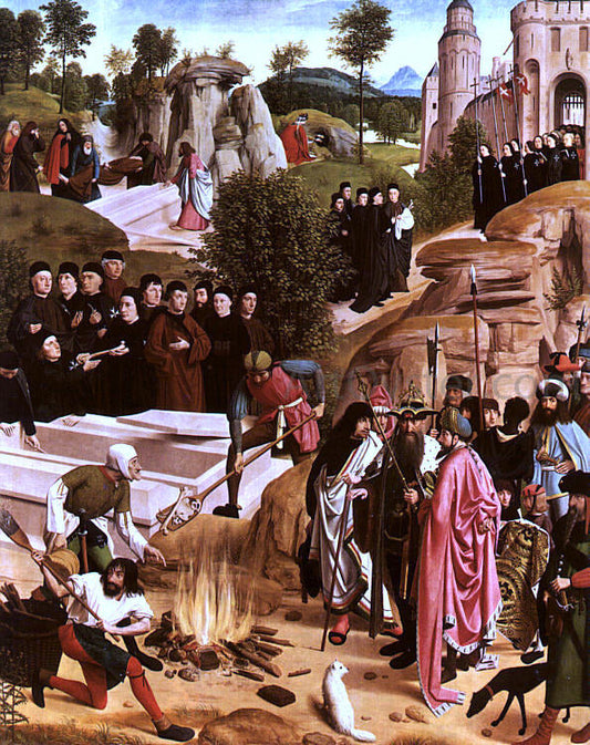 Geertgen Sint Jans The Bones of St. John the Baptist - Canvas Print