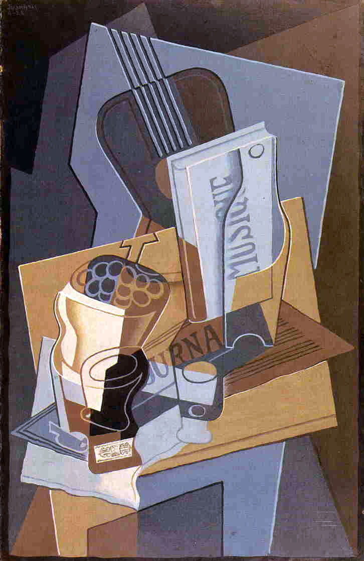 Juan Gris The Book of Music - Canvas Print