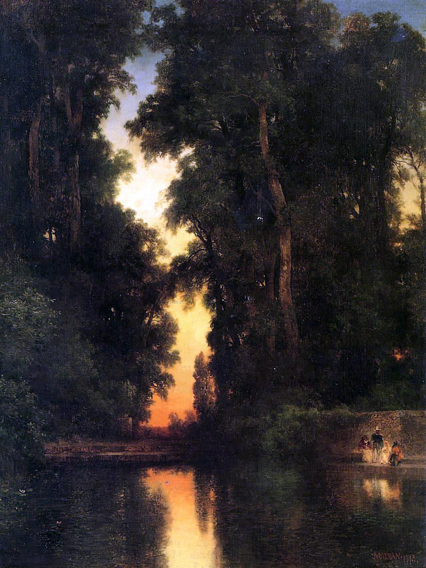 Thomas Moran The Borda Gardens, Mexico - Canvas Print