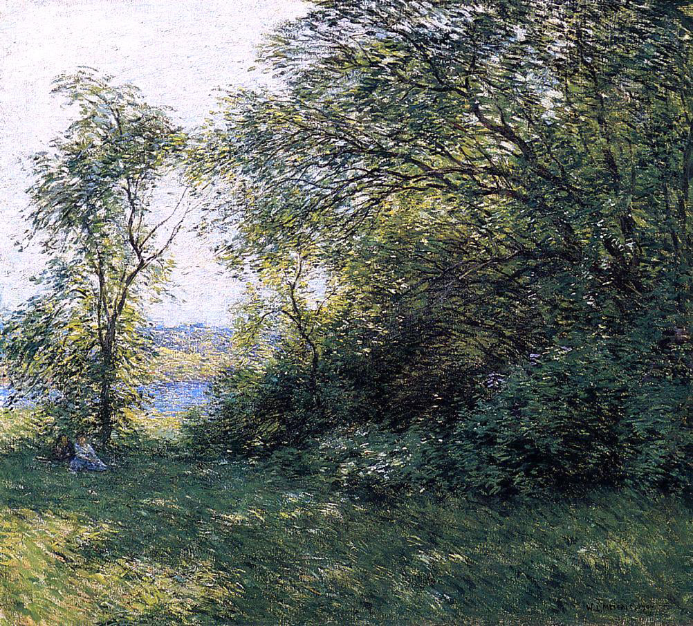 Willard Leroy Metcalf The Bower - Canvas Print