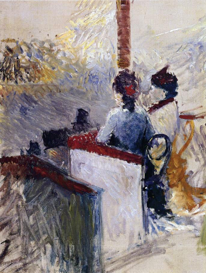 Henri De Toulouse-Lautrec The Box - Canvas Print