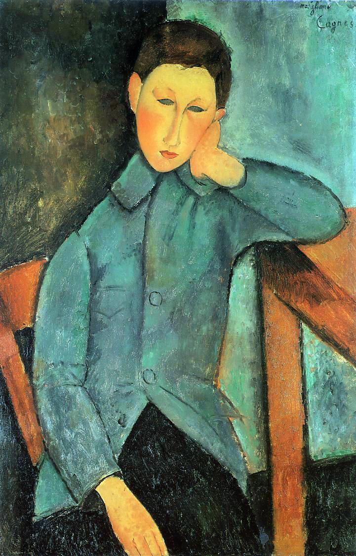 Amedeo Modigliani A Boy - Canvas Print