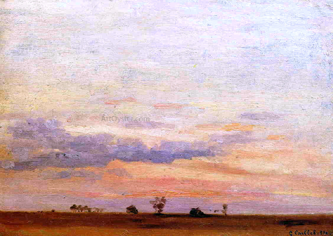 Gustave Caillebotte The Briard Plain - Canvas Print