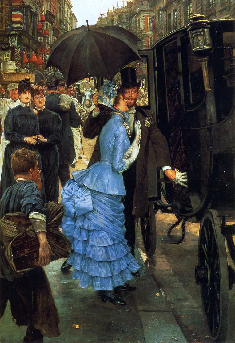 James Tissot The Bridesmaid - Canvas Print