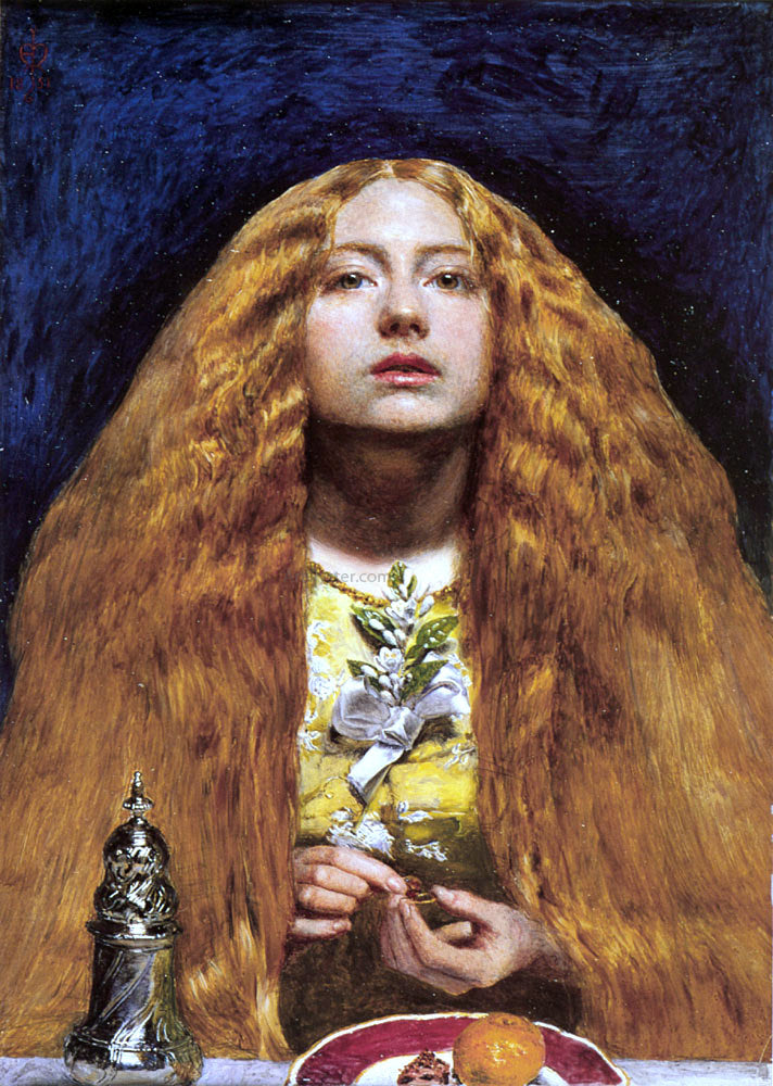 Sir Everett Millais The Bridesmaid - Canvas Print