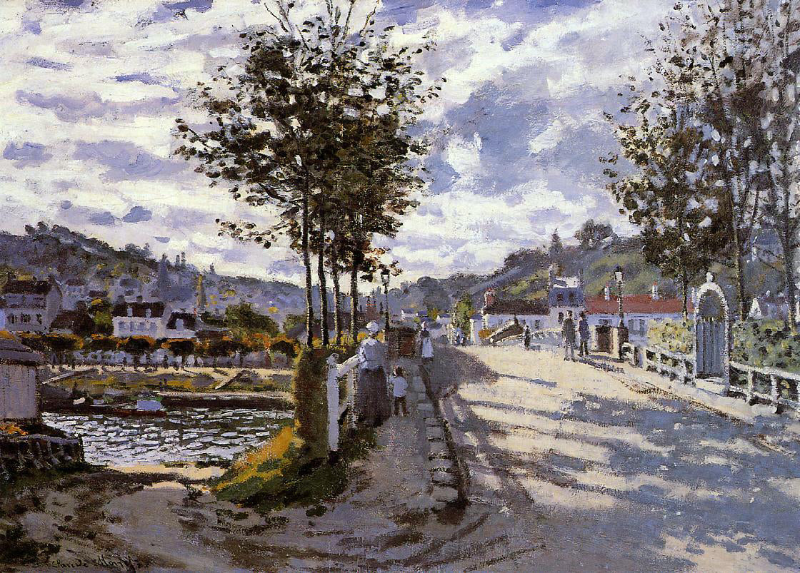 Claude Oscar Monet The Bridge at Bougival - Canvas Print