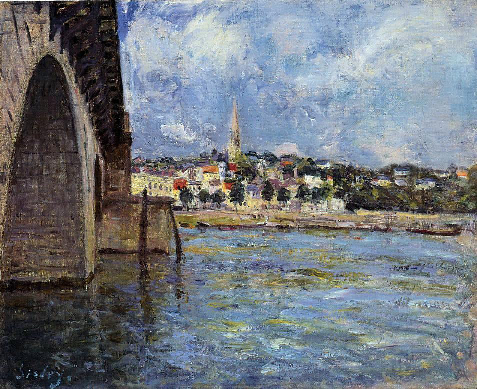 Alfred Sisley The Bridge at Saint-Cloud - Canvas Print