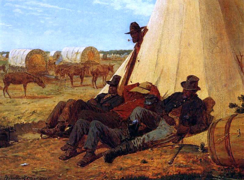 Winslow Homer The Bright Side - Canvas Print