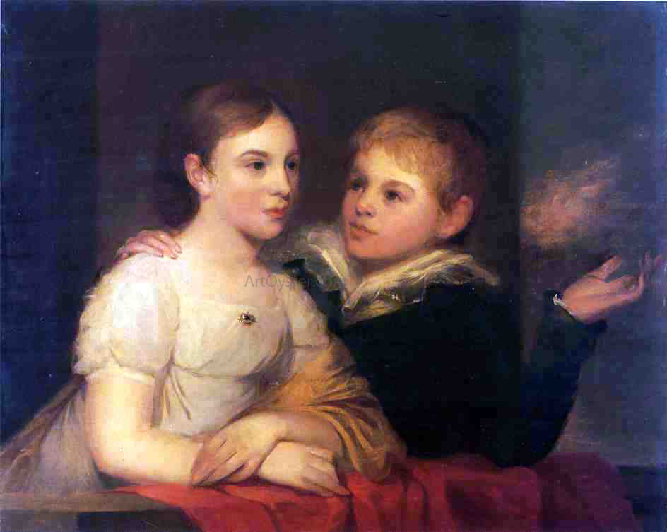 Thomas Sully The Brinton Children - Canvas Print