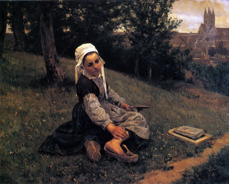 Henry Mosler The Broken Sabot - Canvas Print