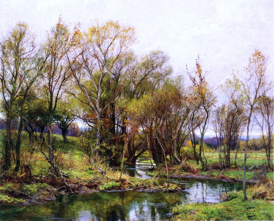 Hugh Bolton Jones The Brook - Morning - Canvas Print