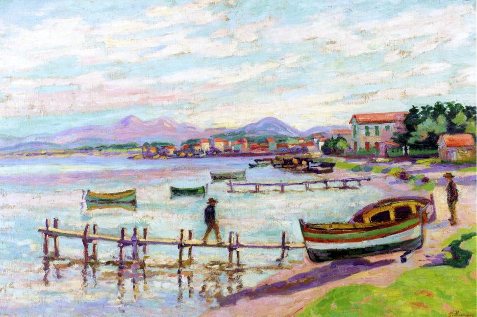 Armand Guillaumin The Brusc - Canvas Print