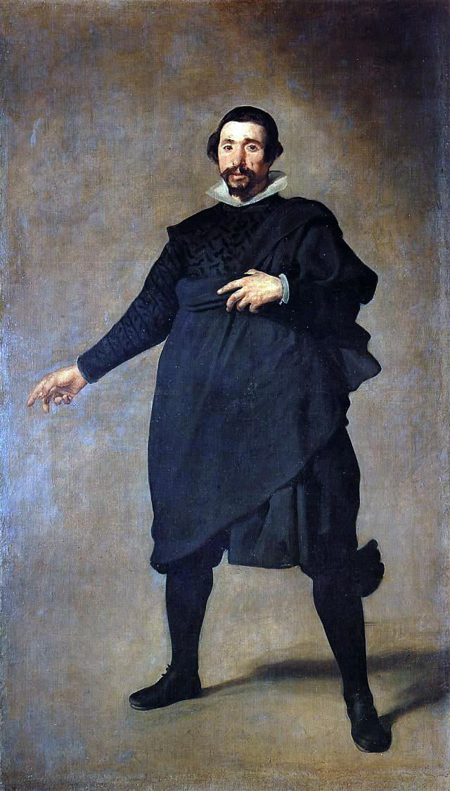 Diego Velazquez The Buffoon Pablo de Valladolid - Canvas Print
