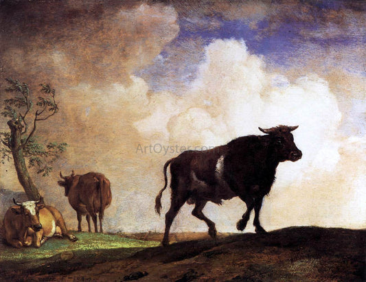 Paulus Potter The Bull - Canvas Print