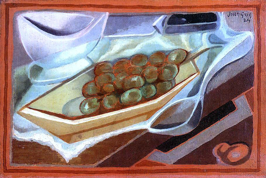 Juan Gris The Bunch of Grapes - Canvas Print