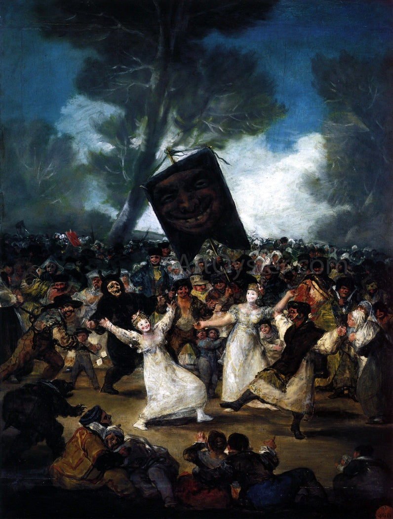 Francisco Jose de Goya Y Lucientes The Burial of the Sardine - Canvas Print