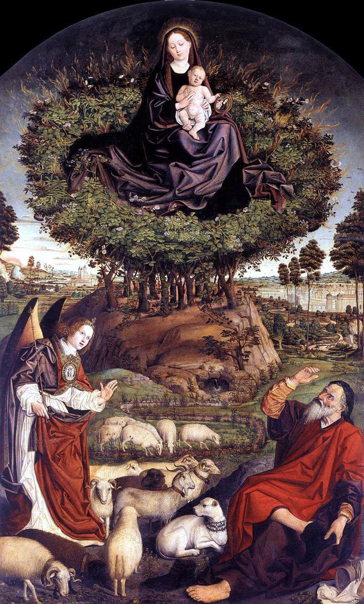 Nicolas Froment The Burning Bush - Canvas Print