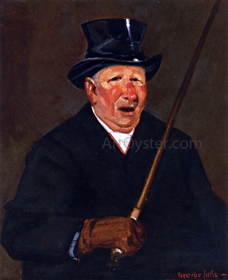 George Luks The Cabby - Canvas Print