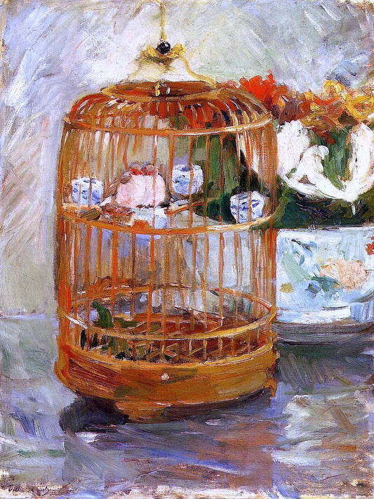 Berthe Morisot The Cage - Canvas Print