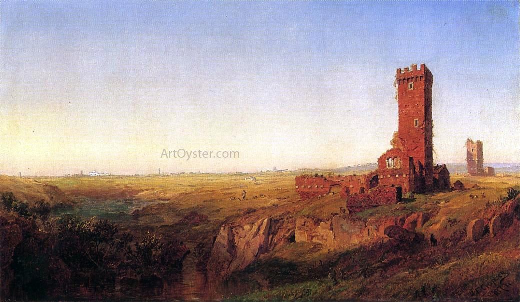 Jasper Francis Cropsey The Campagna of Rome - Canvas Print