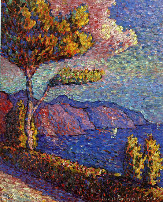 Henri Edmond Cross The Canal near St. Tropez - Canvas Print