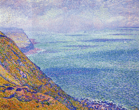 Theo Van Rysselberghe The Cap Gris Nez, Foggy Weather - Canvas Print