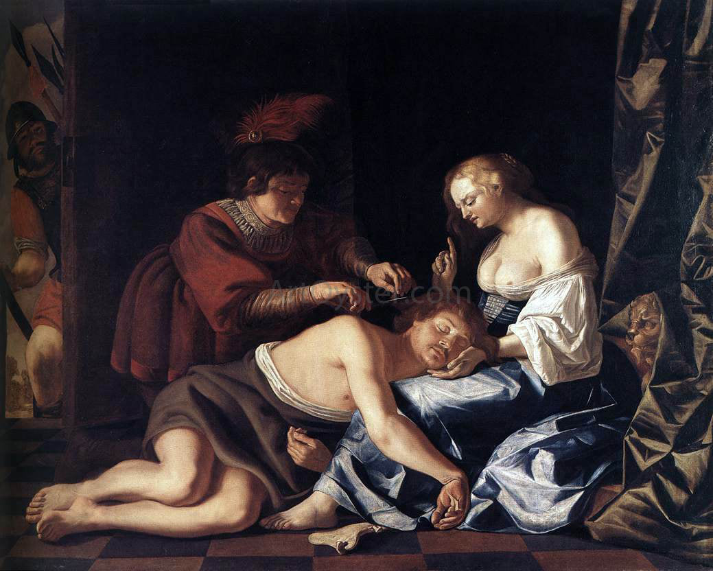 Christiaen Van Couwenbergh The Capture of Samson - Canvas Print