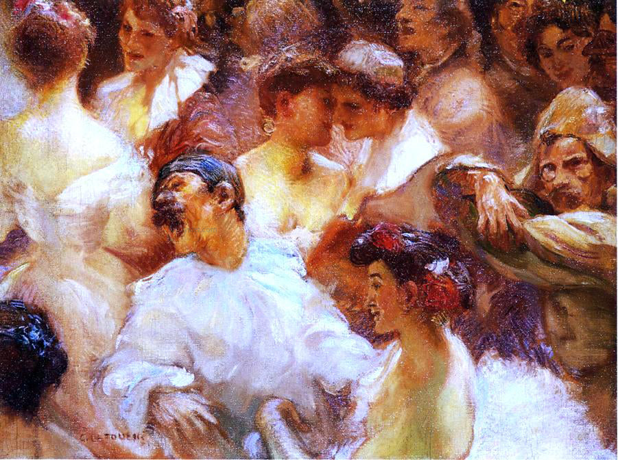 Gaston La Touche A Carnival - Canvas Print