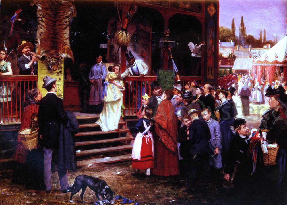 Carl Welz The Carnival - Canvas Print