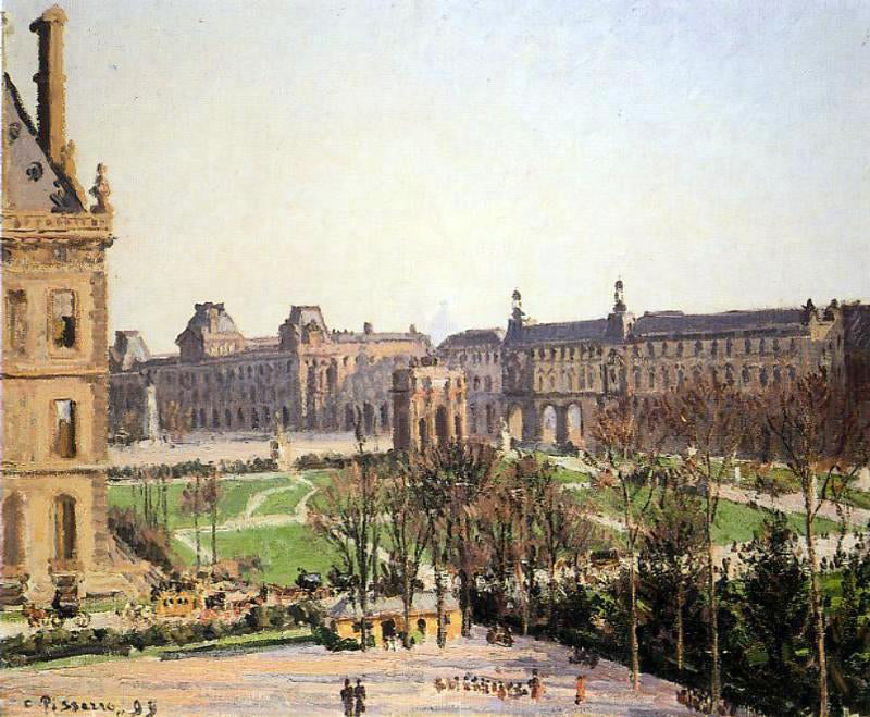 Camille Pissarro The Carrousel: Afternoon Sun - Canvas Print