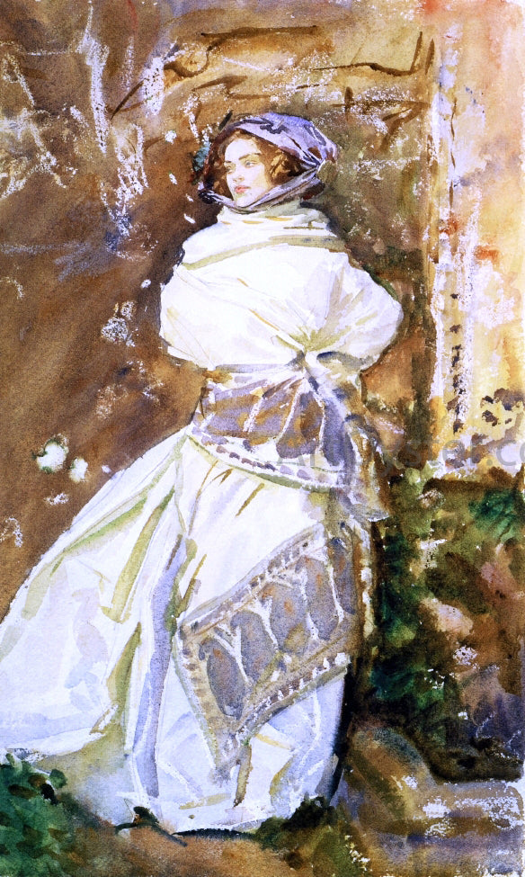 John Singer Sargent The Cashmere Shawl - Canvas Print