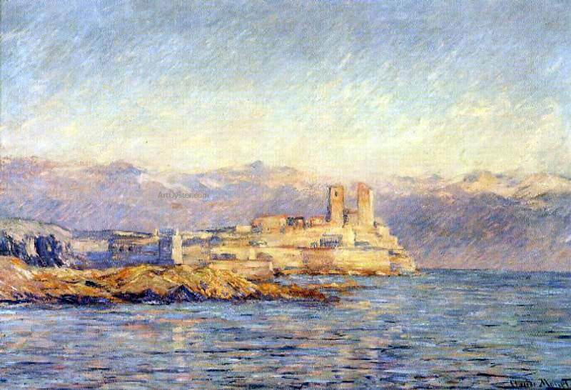Claude Oscar Monet The Castle in Antibes - Canvas Print