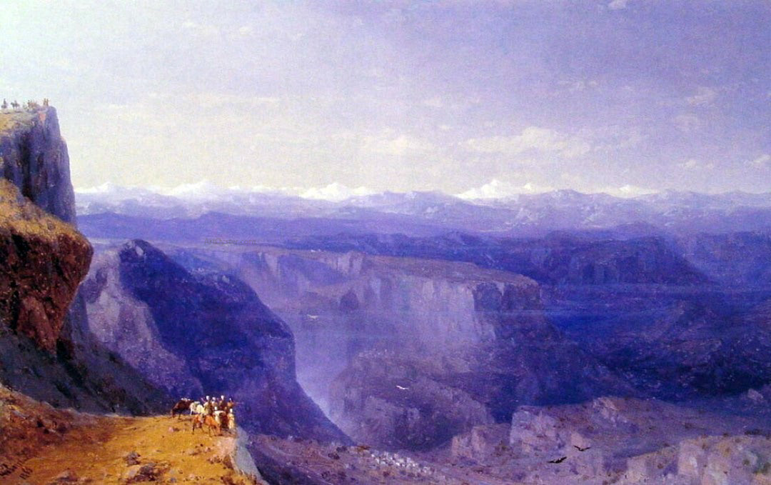 Ivan Constantinovich Aivazovsky The Caucasus - Canvas Print