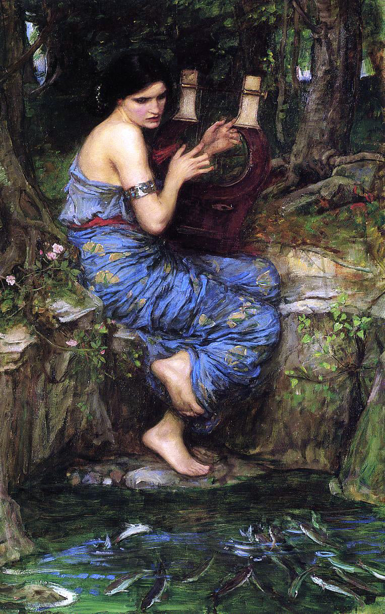John William Waterhouse The Charmer - Canvas Print