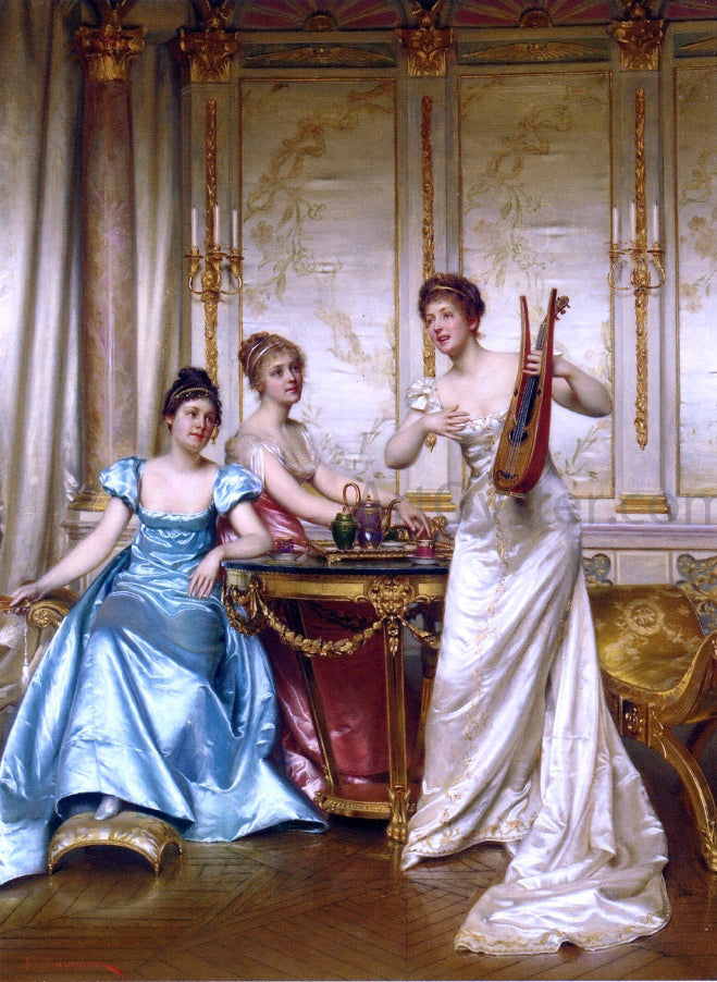 Charles Frederick Soulacroix The Charming Performance - Canvas Print