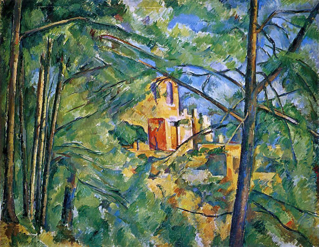 Paul Cezanne The Chateau Noir - Canvas Print