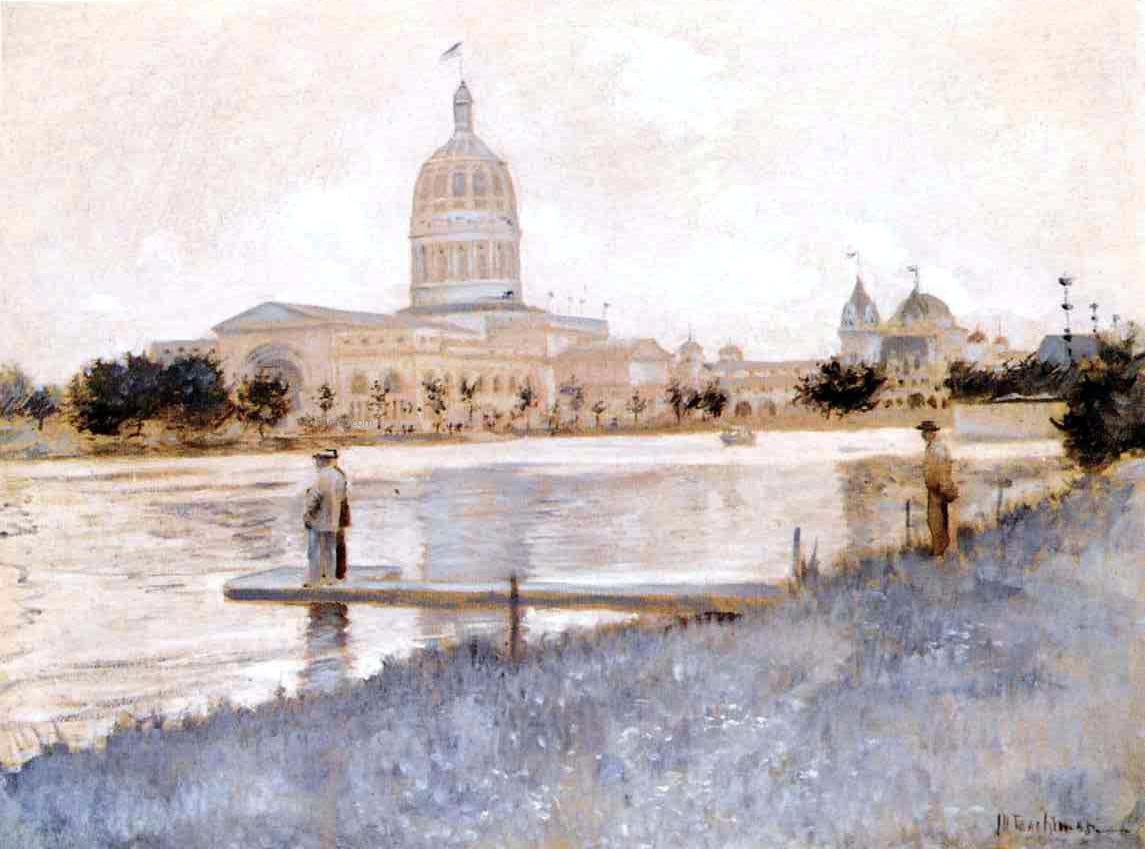 John Twachtman The Chicago World's Fair, Illinois Building - Canvas Print