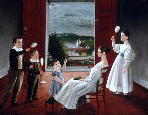 Ambrose Andrews The Children of Nathan Starr - Canvas Print