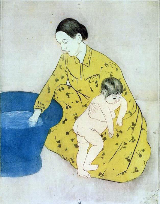 Mary Cassatt The Child's Bath - Canvas Print