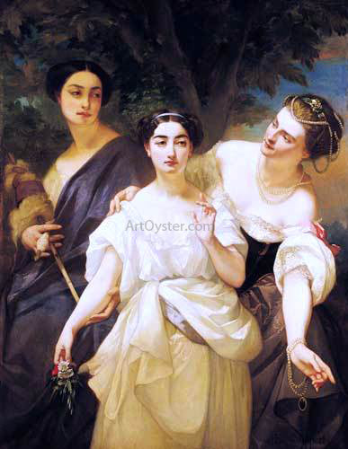 Eugene Appert The Choice - Canvas Print