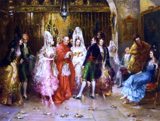 Jean-Paul Sinibaldi The Christening - Canvas Print