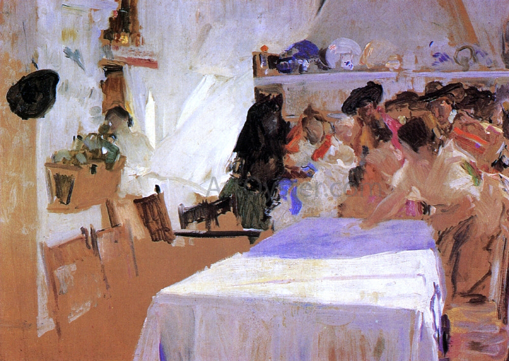 Joaquin Sorolla Y Bastida The Christening - Canvas Print