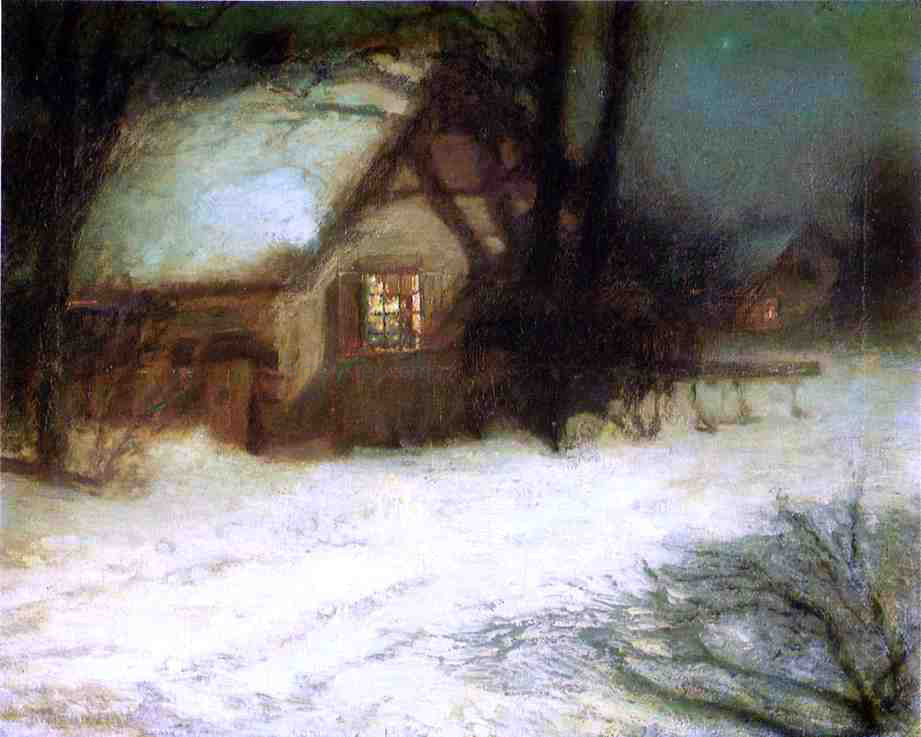 John Twachtman The Christmas Tree - Canvas Print