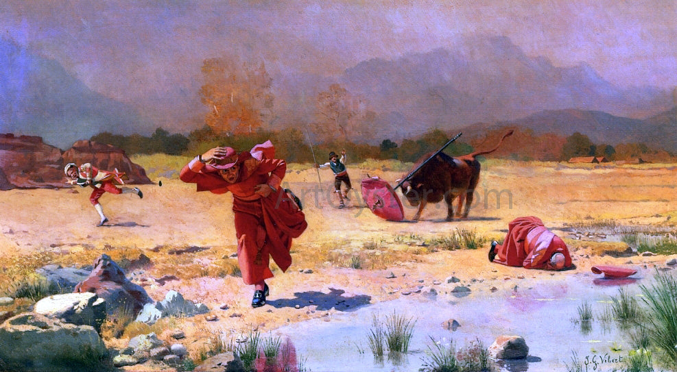 Jehan-Georges Vibert The Church in Danger - Canvas Print