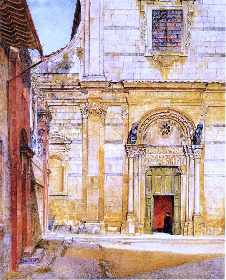Henry Roderick Newman The Church of San Giovanni, Luca - Canvas Print
