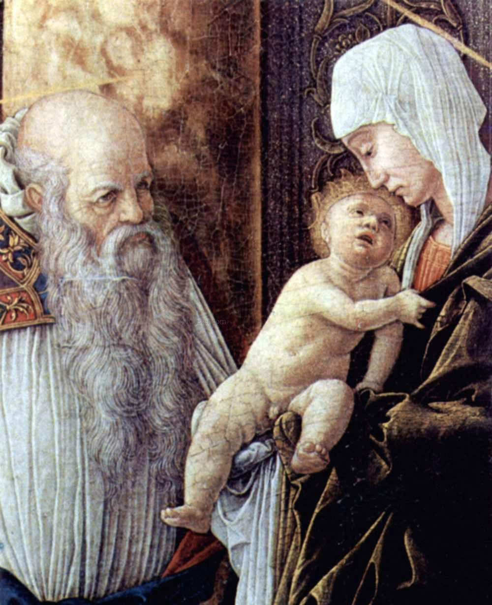 Andrea Mantegna The Circumsicion of Jesus, detail - Canvas Print