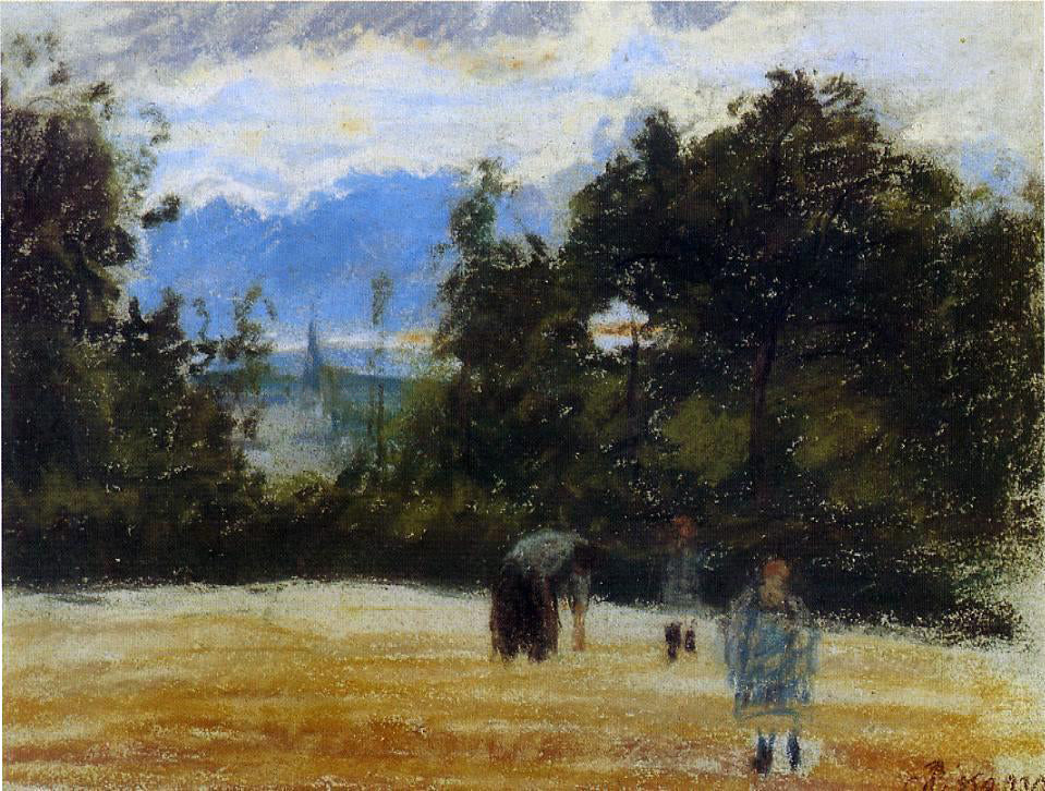 Camille Pissarro The Clearing - Canvas Print
