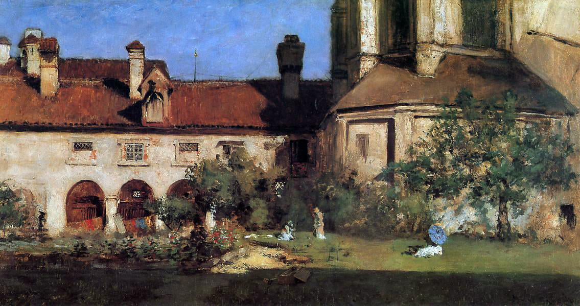 William Merritt Chase The Cloisters - Canvas Print