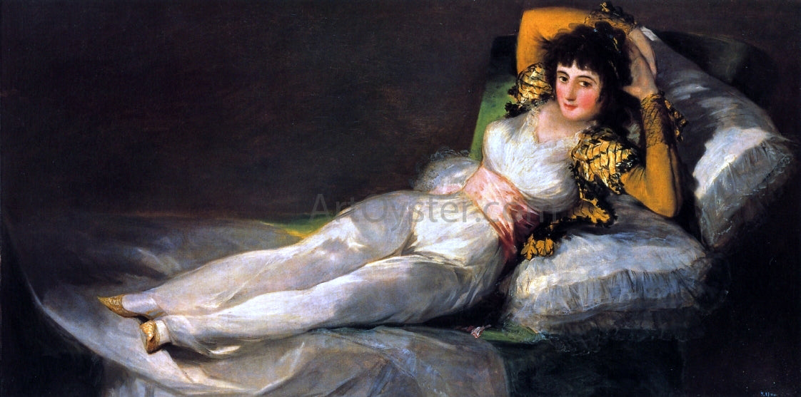 Francisco Jose de Goya Y Lucientes The Clothed Maja - Canvas Print