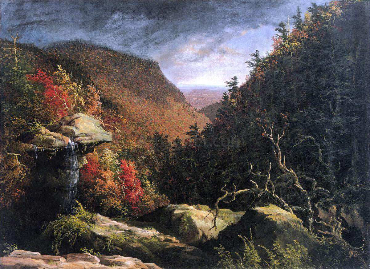 Thomas Cole The Clove, Catskills (also known as double impact) - Canvas Print